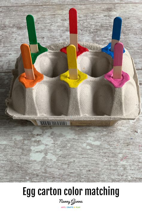 Montessori Egg Carton, Egg Carton Activities, Fruits Activity, Egg Box Craft, Toddler Fine Motor Activities, Diy Busy Board, Funky Fingers, Egg Container, Sensory Crafts