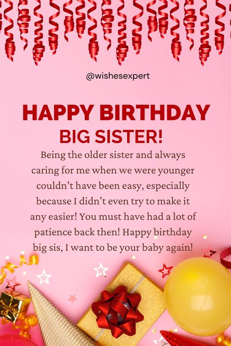 Happy Birthday Wishes For Big Sister Gifts For Elder Sister Birthday, Happy Birthday Elder Sister Quotes, Birthday Wishes For Big Sister, Birthday Wishes For Elder Sister, Happy Birthday Elder Sister, Happy Birthday Big Sister, Happy Birthday Sister Quotes, Unique Birthday Wishes, Elder Sister