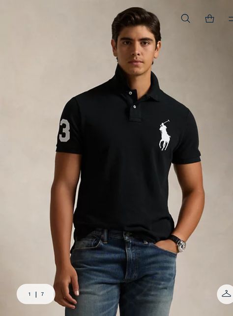 Polo Team, Ralph Lauren Style, Ralph Lauren Polo Shirts, Ralph Lauren Outfits, Long Sleeves Jacket, Polo Collar, Mens Polo Shirts, Polo Shirts, Casual Hoodie