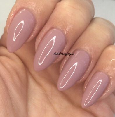 BLUESKY GEL POLISH DUSKY PINK ROMANCE LIGHT MAUVE NAIL SS1817 UV LED SOAK OFF | eBay Pinkish Beige Nails, Lilac Fall Nails, Dusty Mauve Nails, Fall Pink Nail Colors, Natural Nail Colours, Fall Nails Mauve, Mauve Almond Nails, Nail Inspiration Natural, Pink Mauve Nails