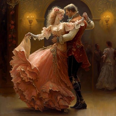 Robot dreams of beauty Waltz Poses Drawing, Ball Dance Couple Aesthetic, Ball Room Dancing Reference, Romance Pose Reference, Waltz Drawing, Waltz Pose Reference, Ballroom Dancing Pose Reference, Ballroom Painting, Couple Dancing Reference