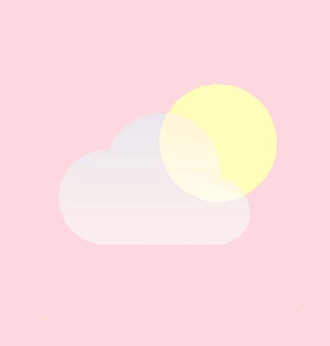 App Icon Aesthetic Weather, Pink Weather Aesthetic, Pink Weather App Icon, Pink App Icons Aesthetic, Weather App Icon, Pink Apps, Aesthetic Weather, Lockscreen Themes, Pink Screen