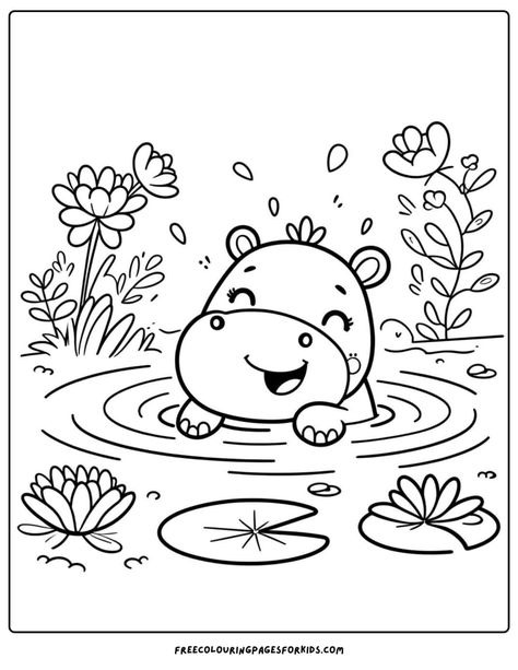 18 Safari Animal Coloring Pages - Coloring For Kids Safari Coloring Pages Free Printable, Safari Animals Coloring Pages, Safari Coloring Pages, Kuda Nil, Animal Coloring Pages For Kids, Cute Safari Animals, Zoo Animal Coloring Pages, Crayola Coloring Pages