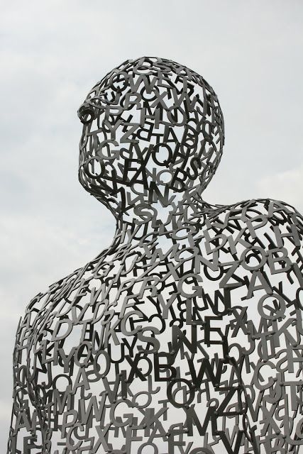 Jaume Plensa - Yorkshire Sculpture Park 2011 Ks3 Art, Jaume Plensa, Yorkshire Sculpture Park, Sculpture Exhibition, Typographic Art, Sculpture Projects, Sculpture Park, Gcse Art, Park Art