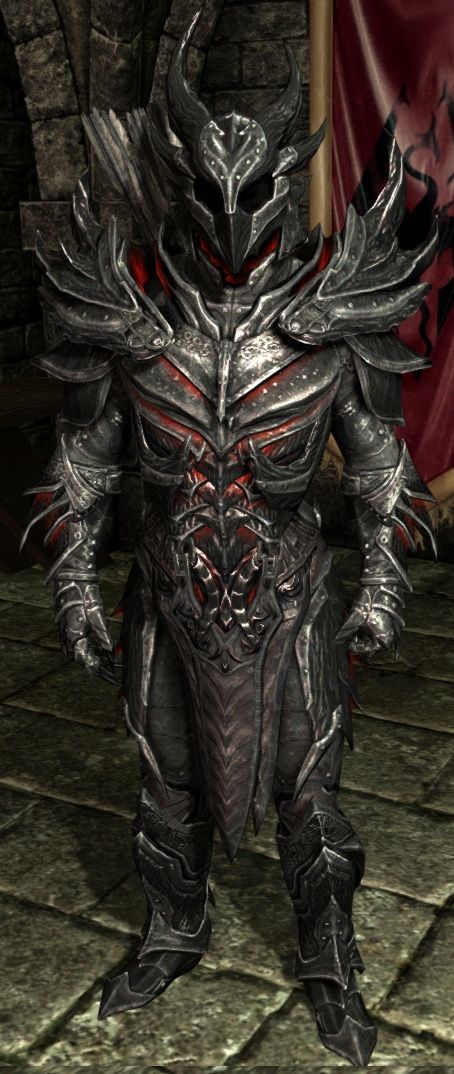 Daedric Armor is a set of heavy armor available in The Elder Scrolls V: Skyrim. It is extremely... Skyrim Armor, Daedric Armor, Skyrim Cosplay, Armadura Cosplay, Elder Scrolls Skyrim, Luis Royo, Alphonse Elric, Elder Scrolls V Skyrim, Cosplay Armor