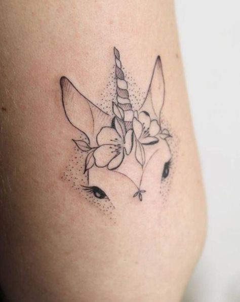 Mythical Tattoo Ideas for Fantasy Fiction Fans - easy.ink™ Unicorn Tattoo Designs, 42 Tattoo, Unicorn Tattoo, Unicorn Tattoos, Fantasy Tattoos, Horse Tattoo, Fantasy Fiction, Girly Tattoos, Tattoo Outline