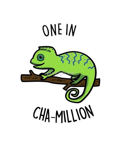 Cute Chameleon, Punny Puns, Punny Cards, Funny Food Puns, Love Puns, Animal Puns, Cute Puns, Puns Jokes, Pun Card