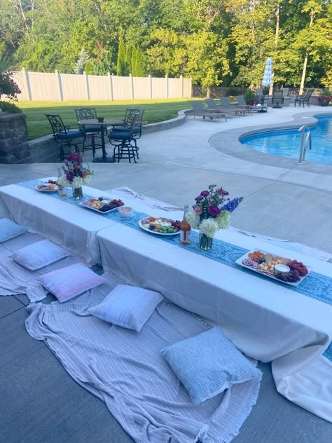 #dinner #charcuterie #picnic #birthdayparty #mammamia #picoftheday #picoftheweek #aesthetic Mama Mia Picnic, Mamma Mia Picnic, Blue Birthday Party Aesthetic, Mamma Mia Dinner Party, Mamma Mia Aesthetic Party, Charcuterie Board Dinner, Dinner Charcuterie, Pink Mamma, Charcuterie Picnic