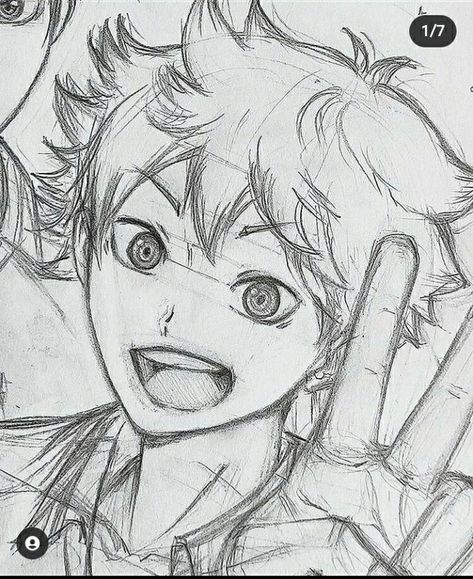 Haikyuu Characters Drawing, Haikyuu Drawing Sketches Easy, Hinata Drawing Haikyuu, Cute Mini Sketches, Hinata Shouyou Drawing, Haikyuu Sketch Pencil, Haikyuu Drawing Sketch, Hard Drawing Ideas, Drawing Haikyuu