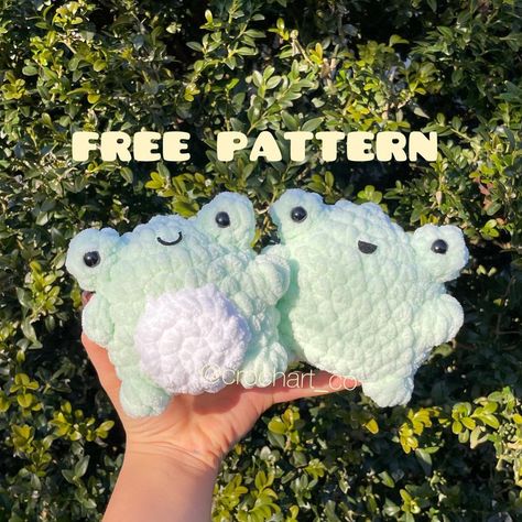 Quick Crochet Animal Patterns, Amigurumi Free Frog Pattern, Round Frog Crochet Pattern, Crochet Frog Squishmallow Pattern Free, Frog Crochet Plushie, Chubby Frog Crochet Pattern, Cute Crochet Stuffed Animals Free Pattern, Chunky Frog Crochet Pattern Free, Crochet Plush Frog