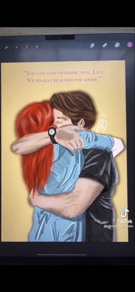 Lily And Atlas Drawing, It Ends With Us Fan Art Lily And Atlas, It Starts With Us Fanart, Lily E Atlas Fanart, Atlas And Lily Fanart, It Ends With Us Fanart, Colleen Hoover Fanart, It Ends With Us Fan Art, Lily And Atlas