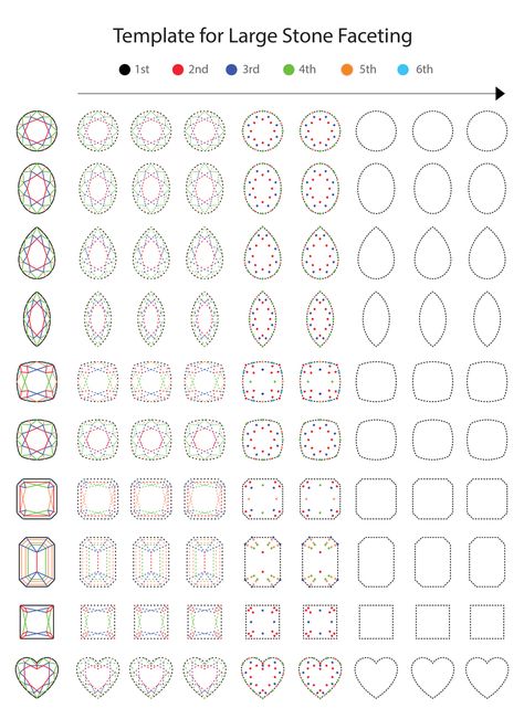 Free download for Gemstone Facet drawing template — WOOAKIM design How To Draw Faceted Gems, How To Draw Jem Stones, Jewelry Design Templates, Design Jewelry Drawing, How To Design Jewelry Sketch, Gem Drawing Tutorials, How To Draw Gems, Crystals Shapes, Draw Gems