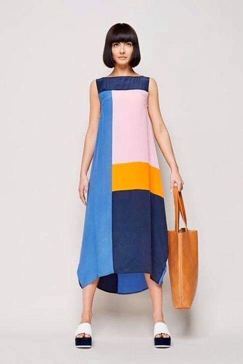 Gorman Clothing, Sukienki Maksi, Mode Boho, Block Dress, Maxi Robes, Inspired Outfits, Colorblock Dress, Outfits Women, Mode Inspiration