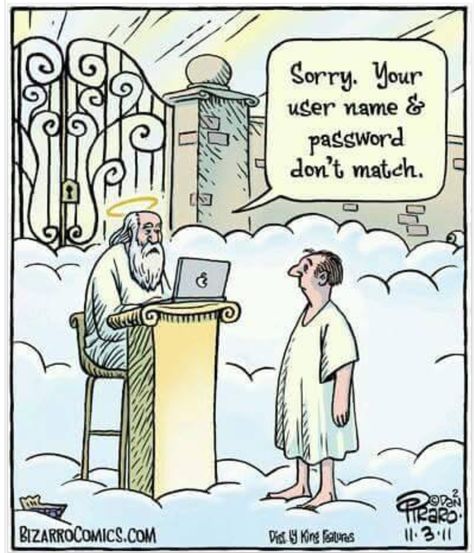 Just my luck! Mawmaw Quotes, Crazy Pictures, Bizarro Comic, Catholic Humor, Christian Comics, Church Humor, Religious Humor, Christian Cartoons, Tuesday Humor