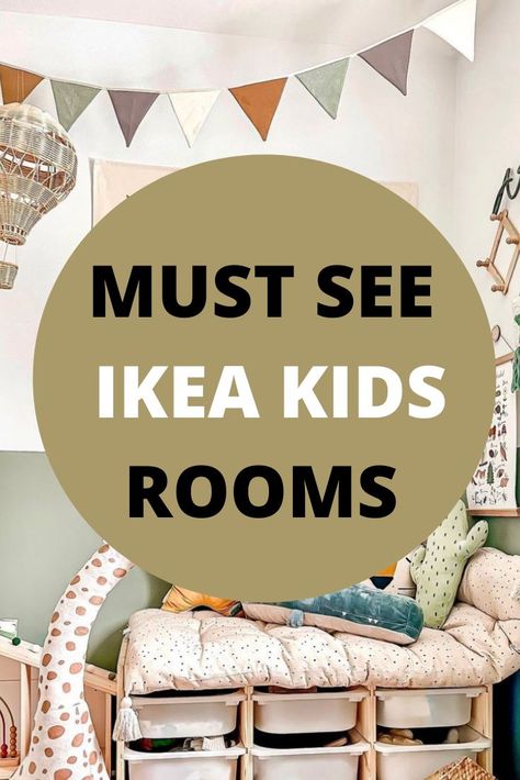 Amazing Ikea Kids Rooms, You Wont Believe These Kids Rooms Are From Ikea Playroom Ikea Trofast, Ikea Small Kids Room, Ikea Childrens Room Boy, Kids Bedroom Ikea Ideas, Cozy Kids Bed, Trofast Reading Nook, Ikea Trofast Bed, Children Room Ikea, Kid Room Storage Ideas