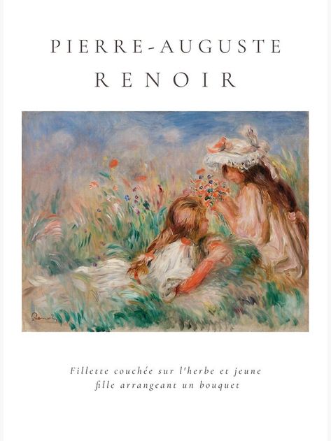 Renoir Art, Abstract Poppies, Renoir Paintings, Pierre Auguste, Nordic Poster, Camille Pissarro, Art Classique, Paul Cezanne, Pierre Auguste Renoir