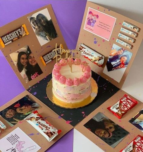 Real Snap, Ideas Regalo, Mini Torte, Personalised Gifts Diy, Diy Birthday Gifts For Friends, Diy Gift Set, Creative Gifts For Boyfriend, Sweets Gift, Surprise Box