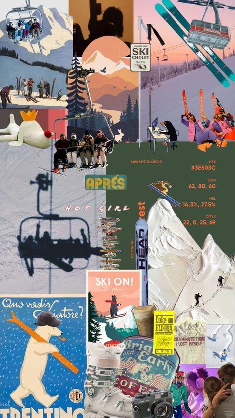 #skiing #ski #skiingaesthetic Skiing Wallpaper Aesthetic, Ski Vision Board, Ski Wallpaper Aesthetic, Cute Ski Photos, Ski Wallpaper Iphone, Ski Asethic, Skiing Aesthetic Wallpaper, Ski Collage, Ski Background