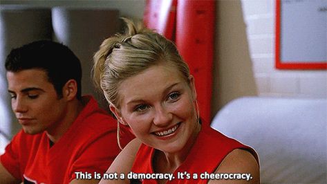 This is not a democracy. It's a cheerocracy! Friendship Rules, Cheerleading Squad, Teens Movies, A Cinderella Story, Teen Movies, Kissing Booth, Chick Flicks, The Ugly Truth, Friends With Benefits