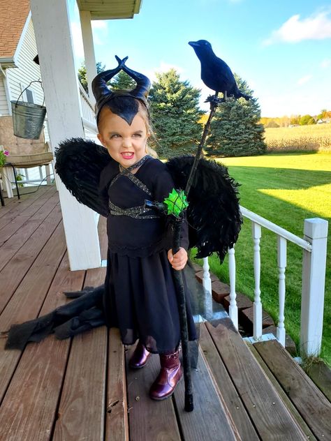 Disney Maleficent Halloween Girls Costume Maleficent Halloween Costume, Maleficent Halloween, Halloween 23, Maleficent Costume, Disney Maleficent, Halloween Costumes For Girls, Maleficent, Halloween Girl, Girl Costumes