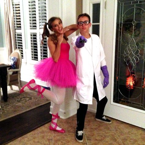 Dexter And Deedee Costume, Dexters Laboratory Costume, Dexter's Laboratory Costume, Dexter And Deedee, Dexter Costume, Dexters Laboratory, Dexter's Laboratory, Cute Couples Costumes, Dexter Laboratory