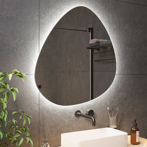 Salda Asymmetrical Mirror Bathroom Decor Aesthetic Design Unique Mirror Irregular Shape Home Mirror - Etsy Singapore