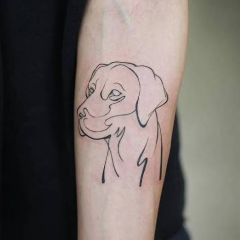 Labrador Tattoo, Lab Tattoo, Think Tattoo, Inner Forearm Tattoo, Small Tats, Band Tattoo Designs, Explore Tattoo, Tasteful Tattoos, Forearm Tattoo Women