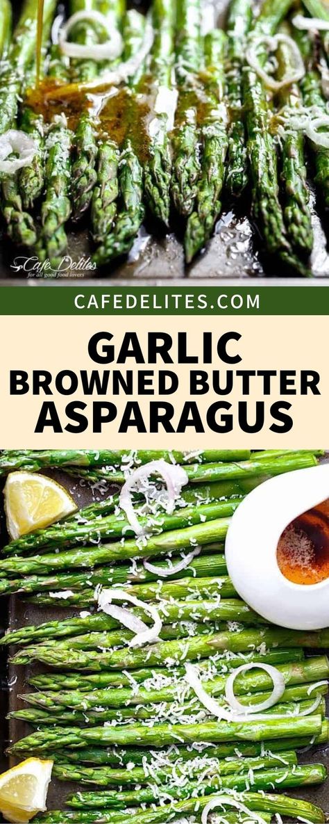 Baked Asparagus With Parmesan Cheese, Asparagus With Parmesan Cheese, Butter Asparagus, Cheap Ingredients, Quick Pasta Recipes, Cafe Delites, Drink Inspiration, Baked Asparagus, Indulgent Food