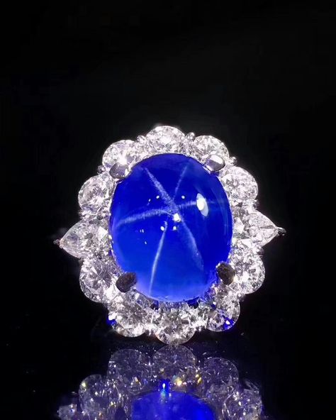 Star sapphire diamonds ring. Star Sapphire Jewelry, Star Sapphire Gemstone, Star Sapphire Ring, Mogok, Blue Star Sapphire, Star Sapphire, Diamonds Ring, Sapphire Diamond Ring, Blue Gems