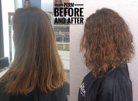 Perm On Straight Hair, Perm Medium Length Hair, Styling Straight Hair, Types Of Perms, Balayage Hair Morenas, Body Wave Perm, Wavy Perm, Balayage Hair Blonde Short, Current Hair Trends