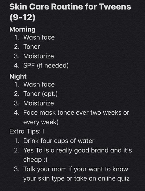 Skin Care For Middle Schoolers, Skin Care Routine Steps Teenage, Skin Care Routine For Begginers, Skin Care Routine For Age 13, Skin Care Products For 12 Yrs Old, Simple Night Skin Care Routine, Middle School Skin Care Routine, Preteen Skin Care Routine, Skincare Routine For 10-15