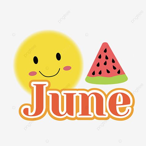 June Clipart, Coconut Decoration, Sun Png, Sailboat Decor, Drink Decorations, Umbrella Decorations, Watermelon Decor, Cloud Decoration, Hello June