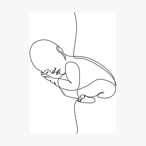 Newborn Drawing, Baby Line Drawing, Baby Line Art, Drawing Baby, Twin Flame Art, Name Drawings, Single Line Drawing, Minimalist Drawing, One Line Art