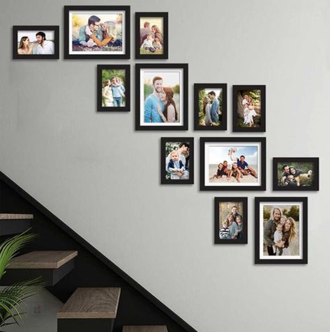 This Frames item by ShyamCraftCo has 206 favorites from Etsy shoppers. Ships from India. Listed on May 21, 2024 Foto Muro Collage, Gallery Wall Staircase, Staircase Wall Decor, Gallery Wall Frame Set, Stair Wall, Family Photo Wall, Wall Frame Set, Rustic Picture Frames, Photo Wall Decor