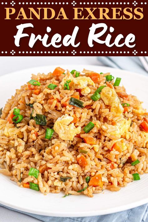 Panda Express Fried Rice Recipe Copycat, Fried Rice Sauce Recipe, Fried Rice With Bean Sprouts, Pork Fried Rice Easy, Panda Express Fried Rice, Stovetop Meals, Panda Express Recipes, Best Fried Rice Recipe, Best Fried Rice