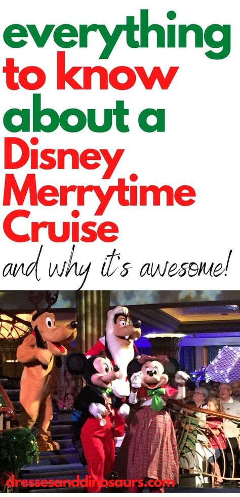 A Disney Merrytime cruise is a fun family vacation that will create lots of Christmas memories for years to come!  Use these tips and find out everything you need to know about a Disney Merrytime cruise and why it's awesome! #disney #merrytimecruise #familytravel #disneymerrytimecruise Disney Very Merry Christmas Cruise, Very Merry Time Disney Cruise, Disney Very Merry Christmas Cruise Outfits, Disney Very Merrytime Cruise, Christmas Disney Cruise Outfits, Very Merrytime Disney Cruise, Very Merrytime Disney Cruise Outfits, Disney Merrytime Cruise Outfits, Disney Christmas Cruise Outfits