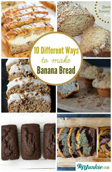 Banana Bread Essential Oil Blend, Different Kinds Of Banana Bread, Banana Bread Different Ways, Banana Bread Recipe Variations, Types Of Banana Bread, Different Banana Bread Flavors, Different Types Of Banana Bread, Banana Bread Add Ins, Banana Bread Decoration