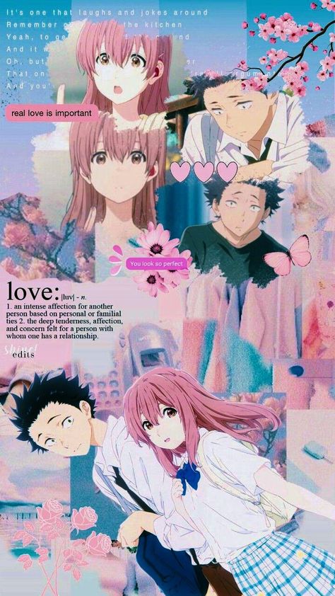 A Silent Voice Anime Film Wallpaper edited Film Wallpaper, A Silent Voice Manga, A Silent Voice Anime, Chihiro Y Haku, Japanese Animated Movies, Anime Canvas Art, Dream Anime, Anime Cover Photo, A Silent Voice