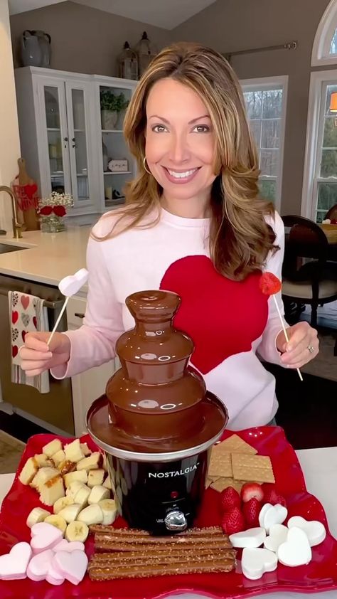 Chocolate Fountain I found this chocolate fountain on Amazon and it completely took our dessert game to a whole new level! I added this exact fountain to my Amazon Storefront linked in my bio on my profile page if you are interested. What’s your favorite dipper? I love strawberries! The directions are below- Enjoy! You will need: - 2 Bags of Semi-Sweet Chocolate Chips or Morsels. - 3/4 cup Mini Chocolate Fountain, Chocolate Fountain, Semi Sweet Chocolate Chips, Amazon Storefront, Profile Page, Sweet Chocolate, Chocolate Chips, Marshmallows, Chocolate Bar