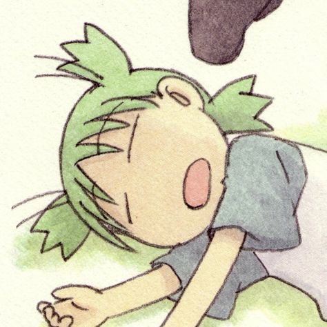 manga: yotsubato! Yotsuba Colored Manga, Yotsuba Poster, Yotsuba Widget, Yotsuba Core, Yotsuba Pfp, Green Anime Aesthetic, Yotsuba Icon, Yotsuba Koiwai, 45 Birthday