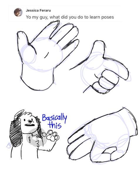 How Do You Draw Arms, Arm Pointing Reference, How To Draw Muffin Hands, How To Draw Arms Cartoon, Hand Holding Bowl Reference, Muffin Hands Drawing, Drawing Arms Positions, Arm Out Pose, How To Draw Arms And Hands