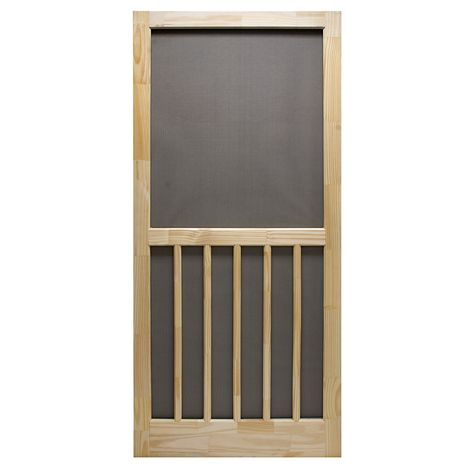 Superior Products Corp® Nantucket 36in Wood Screen Door (3952NA3068) - Doors & Door Hardware Kits - Ace Hardware Wooden Screen Door, Wood Screen Door, Screen Doors, Wooden Screen, Kiln Dried Wood, Ace Hardware, Screen Door, Screened Porch, Wood Wood