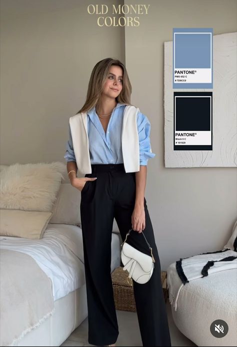 Outfit For Presentation, Slacks Outfit Formal, Smart Casual Outfits For Women, Classy Elegant Wedding Dress, Dress Classy Elegant, Classy Elegant Wedding, Flare Wedding Dress, Outfits Con Jeans, Professional Outfits Women