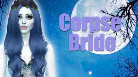 Corpse Bride create a sim The Sims 4 made by GlitterQueenGamer (GQG) Corpse Bride Dress, Sims4 Mod, Zombie Christmas, Dead Bride, Sims 4 Dresses, Los Sims, Cat Tail, Corpse Bride, 4 Dresses