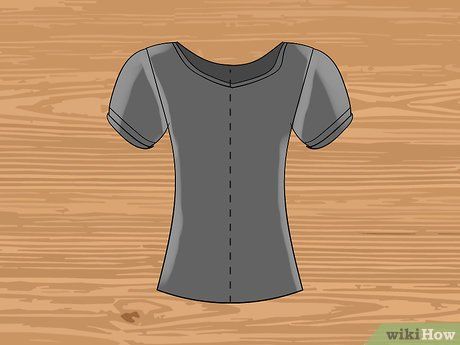 3 Ways to Revamp Tight Clothes - wikiHow Zip Face, Clothes To Make, Fancy Shirt, Sewing Alterations, Fabric Scissors, String Bag, Old T Shirts, Tights Outfit, What To Make