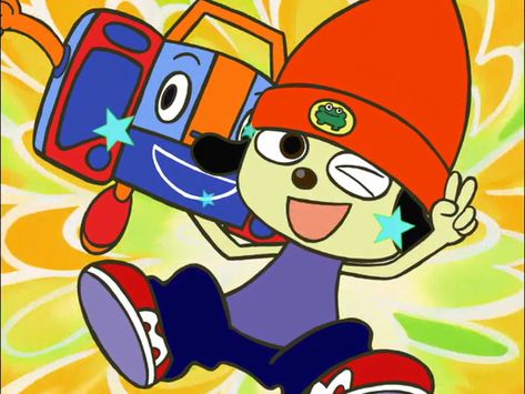 Parrapa The Rapper Icons, Parrapa The Rapper, Jammer Lammy, Phone Themes, A Cartoon, Cute Icons, Drawing Inspiration, I Love Him, Game Art