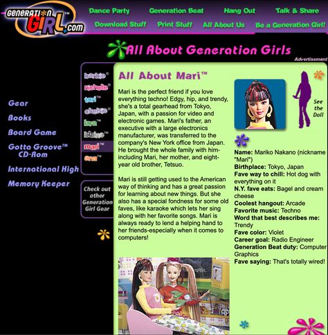 #barbie #90s #y2k #webcore #website #generationgirl 80s Website Design, Y2k Website Aesthetic, 90s Website Design, 90s Website Aesthetic, Webcore Website, Y2k Website, 90s Websites, Internet Core, Y2k Webcore