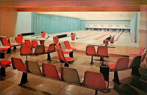 https://flic.kr/p/pizZLr | Honeymoon Haven Bowling Alley Pocono Mountains, Pennsylvania | AMF Bowling Alleys with automatic pin spotters at Honeymoon Haven in the beautiful Pocono Mountains. Viking Heights-Dingmans Ferry, Pennsylvania 70s Bowling Alley, Bowling Alley Aesthetic, Glory Aesthetic, Buffalo 66, Fun Bowling, Town Aesthetic, Vintage Bowling, Aesthetic House, Photography Artistic