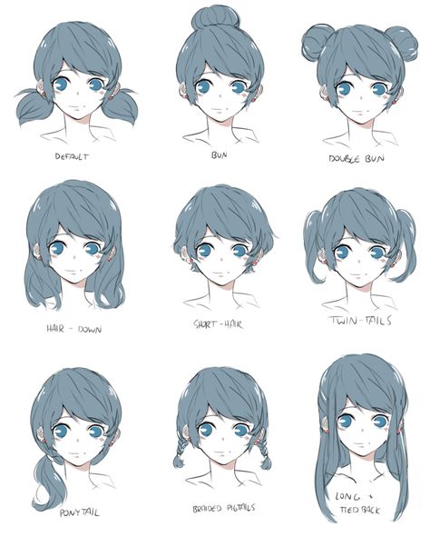 "Miraculous Ladybug: Chat in Suitcase" by Kiyomi-chan16 | Miraculous Ladybug | Know Your Meme Short Hair Drawing, Pelo Anime, Manga Hair, Drawing Hair, Drawing Eyes, Hair Sketch, Seni Dan Kraf, Fete Anime, Braid Hairstyles