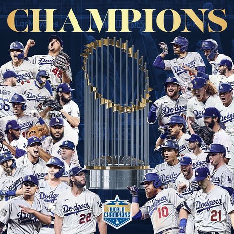 Los Angeles Dodgers on Instagram: “THE LOS ANGELES DODGERS ARE WORLD CHAMPIONS.” Dodgers Wallpaper, Baseball Dodgers, Dodgers Win, Dodgers Nation, Baseball World Series, Dodgers Girl, Mlb World Series, Dodgers Fan, Dodgers Baseball